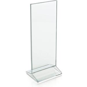 Azar Displays 142745 4.25" W x 11" H Vertical Top-Load Sign Holder