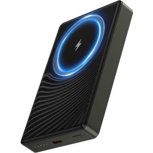 Samsung Magnetic Wireless Portable Charger, 10000mAh Power Bank Wireless Fast Charging Pad Magsafe Battery for Galaxy S25 Ultra/S25/S24 FE/S23/S22, iPhone 16e/16/15/17 Pro Max Apple Mag Safe