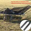 12 Pack Trampolines Wind Stakes, 12-Inch Extra Heavy Duty U Shaped Coated Rebar Stake Safety Ground Anchors Steel Trampoline Anchors for Huge Garden Decoration