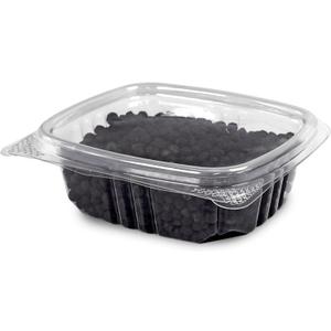 4oz RPET Clear Hinged Lid Deli Container- 400Pcs