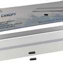 H2Pro Glass Canopy Aquarium Lid for Fresh & Saltwater Fish Tanks (16GT for Aqueon & Marineland 5.5gal Aquariums)