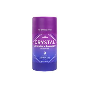 Crystal Magnesium Solid Stick Natural Deodorant, Non-Irritating Aluminum Free Deodorant for Men or Women, Safely and Effectively Fights Odor, Lavender + Rosemary, 2.5 oz (2.5 Ounce (Pack of 1))