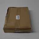 Oval Rattan Tray with Mother of Pearl Inlay, Handmade Fruit/Coffee/Bread Serving Basket with Wicker Border, Boho Home Decor Woven Bowl for Table Party Picnic Office Gift (Leaf Apricot)