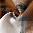 Toddler Baby Boy Clothes Long Sleeve Hoodie Plaid Flannel Shirt and Pants Set Fall Winter Outfits (Brown)