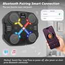 Music Boxing Machine Sport Toys for Kids and Adults,Wall Mounted Bluetooth Smart Punching Target,Training Pad Toy with Boxing Glove,Ideas Toys for Boys Girls Kids 3 4 5 6 7 8 9 10 11 12+ Years Old, Medium, Small