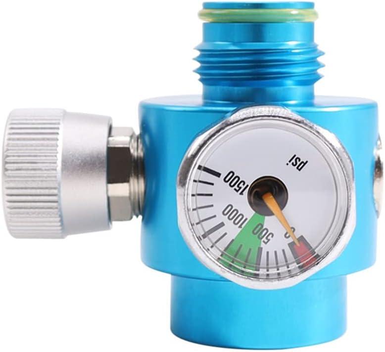 New Paintball Inner Thread,CO2 Cylinder Tank,On/Off Valve with 1500Psi Gauge,G1/2-14