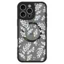 BITOBE Floral Case for iPhone 16 Pro [Compatible with MagSafe] - Black