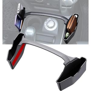 Center Console Organizer Compatible with Toyota 4Runner 2024 2023 2022 2021 2020 2010-2019, Car Interior Accessories, Shifter Storage Box, Gear Shift Console Side Tray, Coin Change Holder, Black