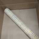 18" Width Cane Webbing 3.3Feet, Natural Rattan Webbing for Caning Projects, Woven Open Mesh Cane for Furniture, Chair, Cabinet, Ceiling