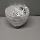 summer flower 2 Pack Self Watering Hanging Planters 9.9 Inch Hanging Baskets Plant Pots for Indoor Outdoor Halloween Hanging Plant Holder for Garden Porch Ceiling -White, Plant Not Included