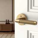 FILTA 6 Pack Champagne Bronze Passage Interior Door Handles
Keyless Passage,Fits 1-3/8"-1-3/4" Doors,Adj. 2-3/8"-2-3/4" Latch,Heavy-duty Zinc,Easy DIY Setup