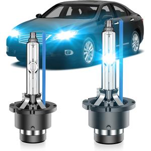Fit for Lexus 2007-2015 ES350 GS350 GS450H 2010-2015 RX350 RX450 OEM 35W Projector D4S HID Xenon Headlight Bulbs Replace, AFS Headlamp 90981-20024, 8000K Blue D4SC1 Bi-xenon Light, Pack of 2