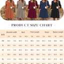 AUSELILY Womens Fall Dress 2025 Long Sleeve V Neck Short Dress Lightweight Casual Knit Sweater Dresses with Pockets (X-Large, White)