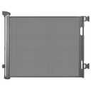 DEAR LOV Retractable Mesh Baby Gate, 33" Tall, Extends up to 55" Wide, Child Safety Gate for Doorways, Stairs, Hallways, Indoor/Outdoor (33"x55", Gray)