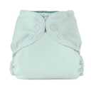 Esembly Cloth Diaper Cover - Reusable Swim Diaper, Waterproof, Breathable - Adjustable Outer Layer Over Absorbent Inner for Blowout Protection - Mist, Size 1 (7-17lbs)