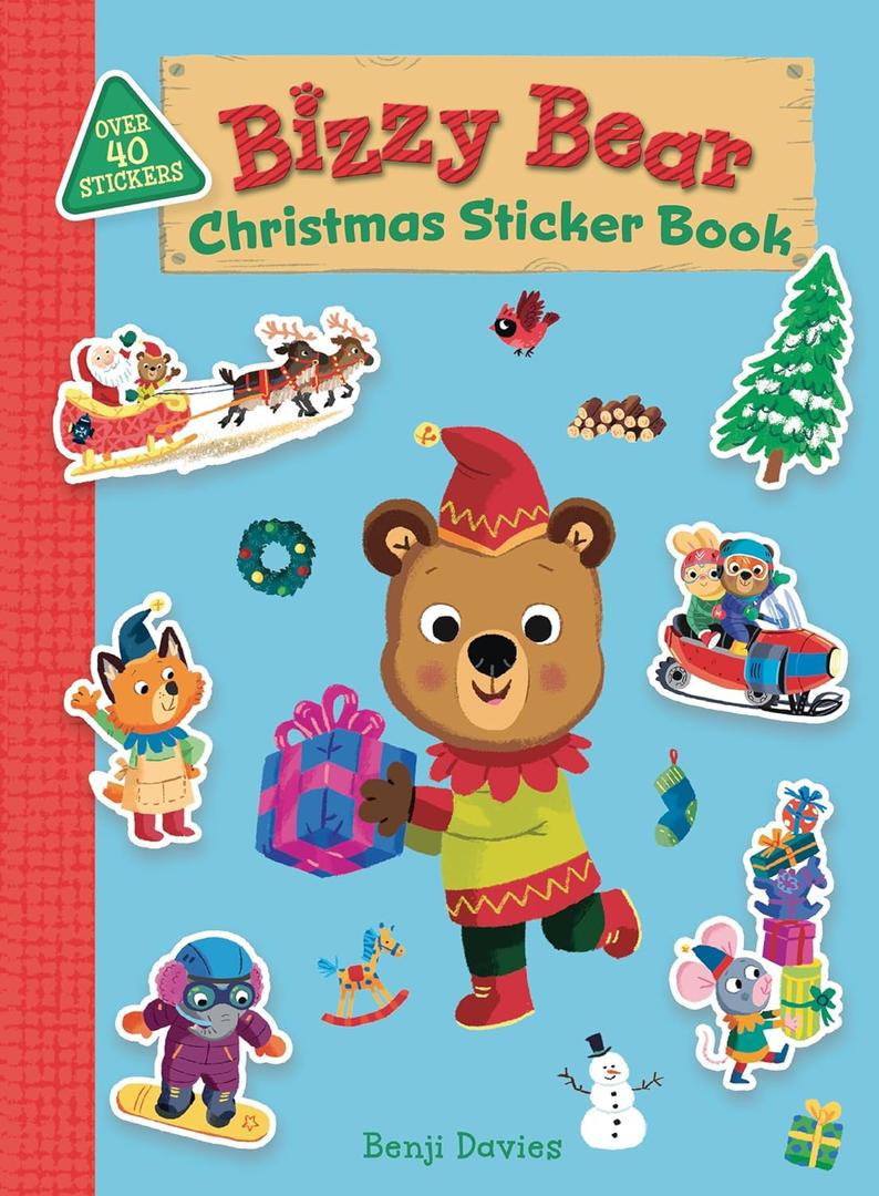 Bizzy Bear: Christmas Sticker Book, Paperback
