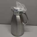 Coffee Carafes for Keeping Hot, ShineMe Stainless Steel Thermal Coffee Carafe with Cleaning Brush, Double Walled Vacuum Coffee Pot61oz Insulated Tea & Coffee Dispenser, Long Heat/Cold Retention