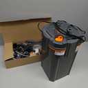 VEVOR Aquarium Filter 317GPH, 4Stage Canister Filter 75100 Gallon, UltraQuiet Internal Aquarium Filter with UV Protection, Submersible Power Filter with Multiple Function for Fish Tanks, 12W