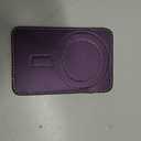 for Magsafe Wallet Magnetic Card Holder RFID Blocking, Strong Magnet Slim Wallet Stick on Phones and Cases for iPhone 17/16/15/14/13/12/ Pro/Max/Plus, Purple