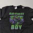Birthday Boy Monster Truck Are My Jam Shirt Bday Party Kids T-Shirt, Small