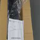 60" Ceiling Fans Without Light, Solid Wood Ceiling Fan with Remote Control and Quiet DC Motor, Ceiling Fan no Light 3 Blades, Outdoor Ceiling Fans for Patios without Lights (Matte Black)