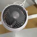 IRIS USA WOOZOO Air Circulator Fan with Remote, Oscillation, 3 Speeds, 52ft Max Air Distance, Adjustable Tilt, Quiet Motor, Small Fan for Bedroom, Office, Dorm, White