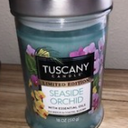 Tuscany Candle, Limited Edition Seaside orchid, With Essential Oils, Sea Breeze and Coastal Blooms 18OZ