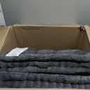Square Floor Pillows for Adults Kids - Meditation Floor Pillow Seating Cushion - Tufted Floor Cushion with Shredded Foam & Velvet Cover, 2 Pack, 20x20 Inch, Gray (Grey)