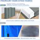 Mattress Bags for Moving and Storage, Heavy Duty Tarp Reusable Storage Bag,Easy Carrier Mattress Moving Cover (King Size) (Gray)