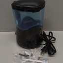 TUREWELL Water Dental Flosser for Teeth/Braces, Water Teeth Cleaner 8 Jet Tips and 10 Pressure Levels, 600ML Large Water Tank Oral Irrigator for Family(Black)