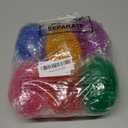 6 Pcs 4.5'' Spiky Squeaker Football Dog Toy for Medium Large Dogs Toys Heavy Duty Rubber Chew Toys for Aggressive Chewers Spiky Ball Fetch Toys for Training Clean Teeth Outdoor(Classic)