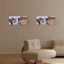 2 Pack 24 Inch Clear Acrylic Magazine Holder, Floating Brochure Display, Invisible Record Holder Magazine Rack, Hanging Bookshelf Literature for Waiting Room, Office, Home