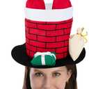 JOYIN Christmas Chimney Hat for Women Men, Funny for Cute and Festive Party Dress Up Celebrations, Decorations, Costume Accessories
