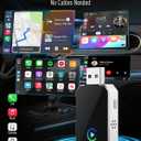 Wireless CarPlay Adapter for iPhone, 2026 Upgraded 2-in-1 Android Auto CarPlay Wireless Adapter, Convert Wired to Wireless, Fast & Stable, Plug & Play, Compatible with Factory Wired CarPlay Cars 2016+