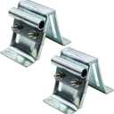 Adjustable Top Roller Bracket for Residential Doors, Galvanized Fixture Bracket (2 Pack)