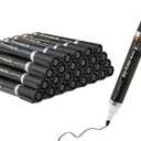 Volcanics Jumbo Black Dry Erase Markers Whiteboard Pens Low Odor Whiteboard Markers Pack of 70