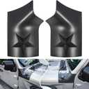 Bonbo Exterior Accessories 2PCS Black Cowl Body Armor Outer Cowling Cover Corner Guards for Jeep Wrangler JL JLU for Gladiator JT 2018-2022