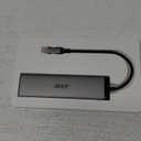 Acer 8 in 1 USB C Hub 10Gbps, USBC to HDMI Adapter 4K@60Hz, 2USB-C 3.2, 2USB A 3.0 Data Transfer, 100W PD Port Type C Multiport Splitter with SD/TF Card Reader, for Laptop, PC, Desktop, iPad Pro