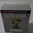 Decade Awards Gold Star Trophy - 5 or 7 Inch Tall | Gold Star Award | Employee Superstar Recognition Trophy - Engraved Plate on Request (7 Inches Tall)