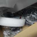 PHORUS 42" Black Modern Low Profile RGB Ceiling Fans with Lights and Remote