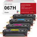LEMERO UEXPECT 067H High Yield Toner Cartirdge Set Compatible Canon 067H 067 Toner for Color ImageClass MF656Cdw MF654Cdw LBP633Cdw LBP632Cdw MF653Cdw Printer Ink, 4 Pack