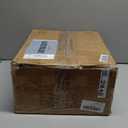 Dresser with Hanging Rack, 4 Drawers Small Closet for Bedroom, Reversible Fabric Kids Chest of Drawers with Clothes Rack, Tall Storage Tower, Sturdy Frame, White, 44''H