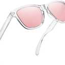 Sunglasses Womens Polarized Sunglasses for Mens Womens Retro Mirror Lens for Driving Fishing UV400 Protection