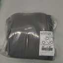 NICETOWN Grey Kitchen Blackout Short Curtain Panels for Bedroom, 45 Inch Long Thermal Insulated Grommet Top Blackout Draperies and Drapes (2 Panels, W42 x L45 Inch, Grey)