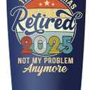 Retirement Gift For Women, Men 2026 - Goodbye Present, Going Away Gift, Farewell Gifts For Coworkers From Colleague, Friend, Family - Tumbler 20oz, Dark Blue