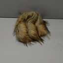 Tatuo 71 x 3 Inch Coffee Faux Fur Trim for Hood Shaggy Fur Fabric Faux DIY Craft Garland Fluffy Strip for Winter Slippers Slides Xmas Gnomes Beard Santa Claus Hair Dwarf Cosplay Costume