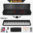 [Bag Only] Piano keyboard Case Compatible with Yamaha P71/P45P/143B 88 Key Weighted Slim Digital Pianos, Travel Carrying Holder for Electric Mechanical Keyboard Stand Performing Outdoors Home Practice, 52.76 x 11.02 x 5.12 inches