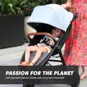 Baby Jogger City Mini GT2 Single Stroller, Eco-Friendly Series, Baby Stroller with Four-Way Use with the Included Infant Car Seat Adapters, Leatherette Handle and Belly Bar, Slate Fog
