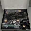 5 in 1 Blow Dryer Brush, Upgrade Hair Dryer Brush Set Negative Ion Air Styler Curling Wrap Air Curler, Hot Air Brush Curling Iron Hair Styling Tools As A Gift for Straight/Curl/Dry/Smooth (Gold)