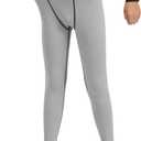 Youth Boys' Compression Leggings Pants Tights for Sports Boys Athletic Leggings Workout Base Layer Pants (L)